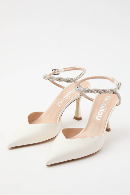 Ninalilou Slingback Avorio Donna - 2