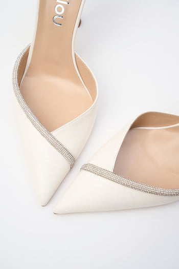 Ninalilou Slingback Avorio Donna - 3