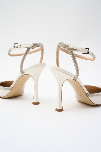 Ninalilou Slingback Avorio Donna - 4