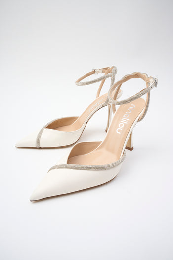 Ninalilou Slingback Avorio Donna - 5