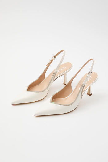 Ninalilou Slingback Avorio Donna - 3