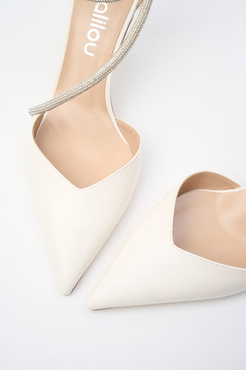 Ninalilou Slingback Avorio Donna - 3