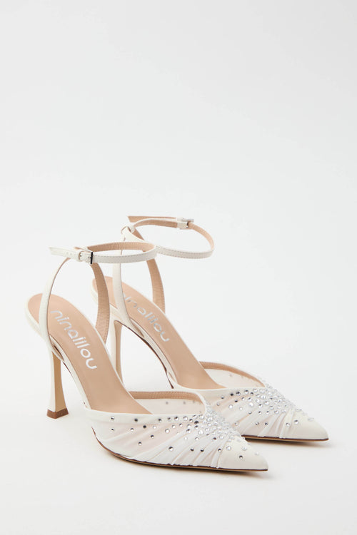 Ninalilou Slingback Avorio Donna - 2