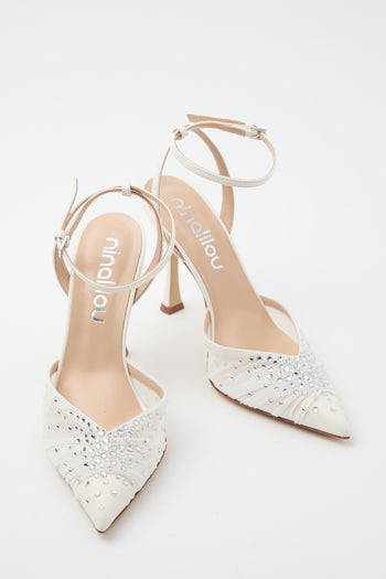 Ninalilou Slingback Avorio Donna - 3