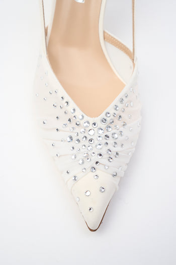 Ninalilou Slingback Avorio Donna - 3