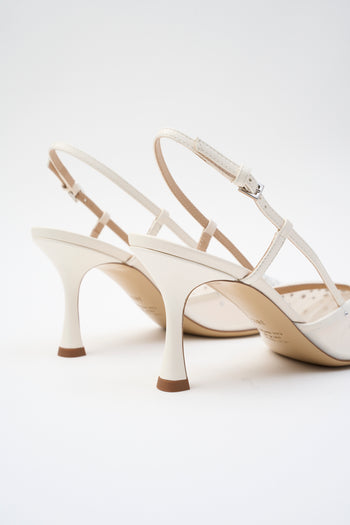 Ninalilou Slingback Avorio Donna - 4
