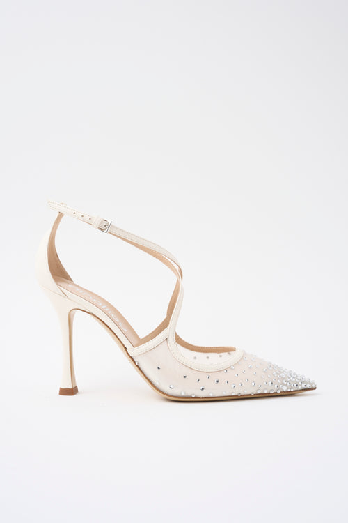 Ninalilou Slingback Avorio Donna