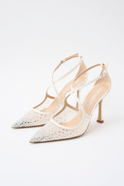 Ninalilou Slingback Avorio Donna - 2