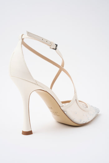 Ninalilou Slingback Avorio Donna - 4
