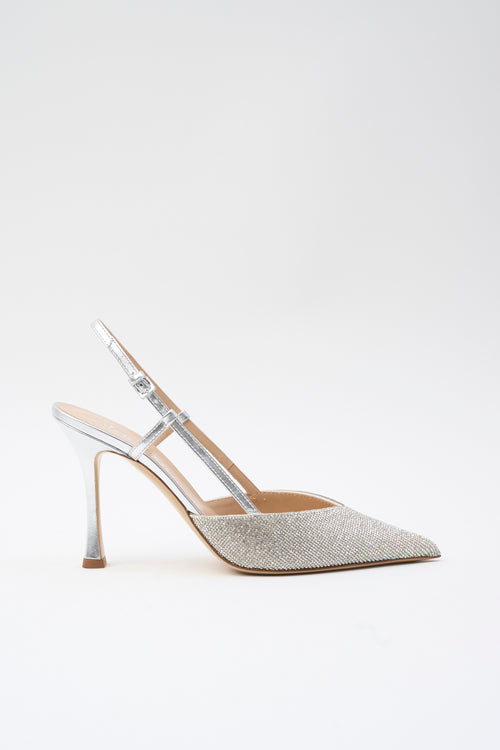 Ninalilou Slingback Argento Donna