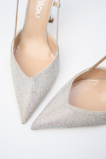 Ninalilou Slingback Argento Donna - 3