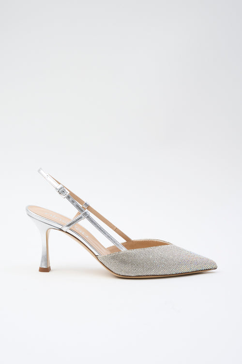 Ninalilou Slingback Argento Donna