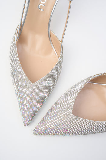 Ninalilou Slingback Argento Donna - 3