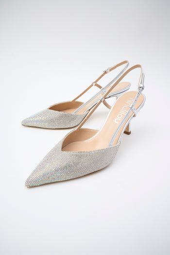 Ninalilou Slingback Argento Donna - 6