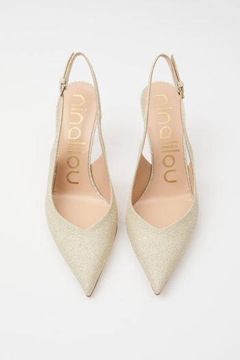 Ninalilou Slingback Avorio Donna - 3
