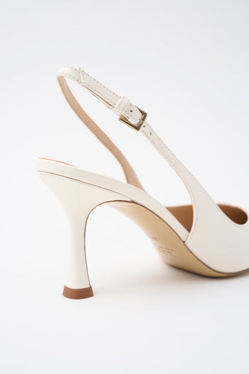 Ninalilou Slingback Avorio Donna - 4