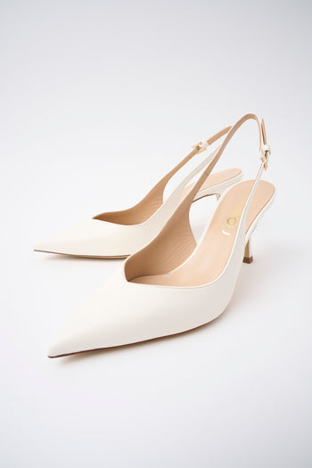 Ninalilou Slingback Avorio Donna - 5