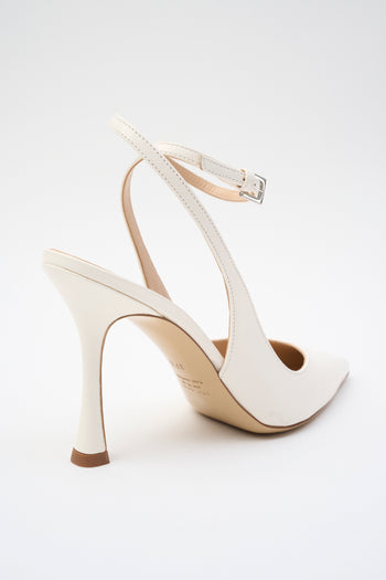 Ninalilou Slingback Avorio Donna - 4