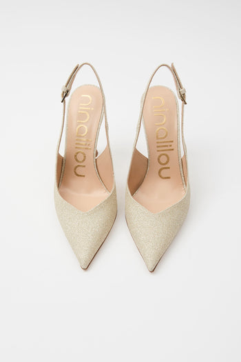 Ninalilou Slingback Avorio Donna - 4