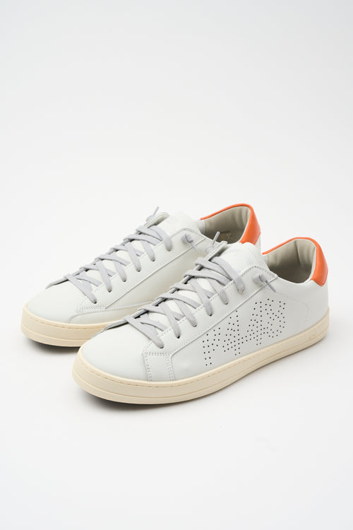 P448 Sneaker White/orange Uomo - 2
