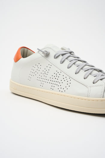 P448 Sneaker White/orange Uomo - 4