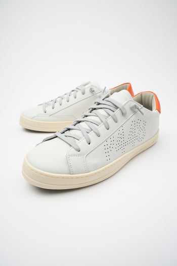 P448 Sneaker White/orange Uomo - 7