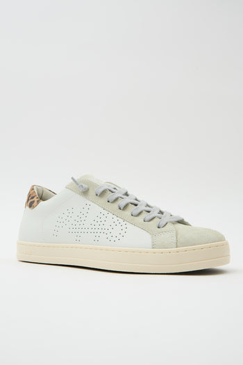 P448 Sneaker White/leopard Donna - 8