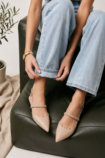 Pomme D'or Slingback Sand Donna - 9