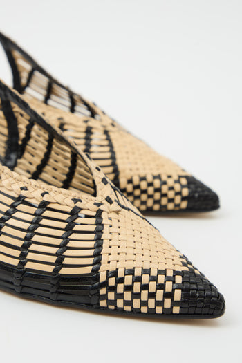 Pons Quintana Slingback Arena/negro Donna - 4