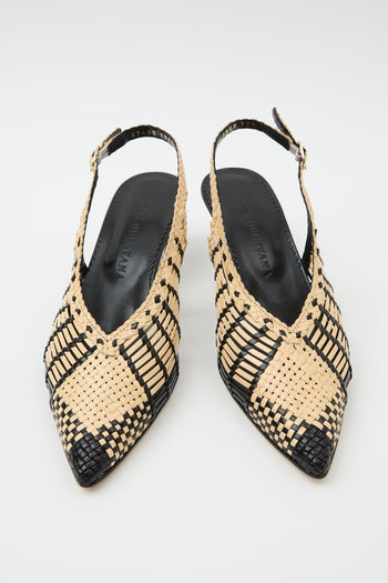 Pons Quintana Slingback Arena/negro Donna - 7