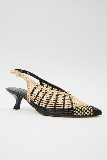 Pons Quintana Slingback Arena/negro Donna - 8