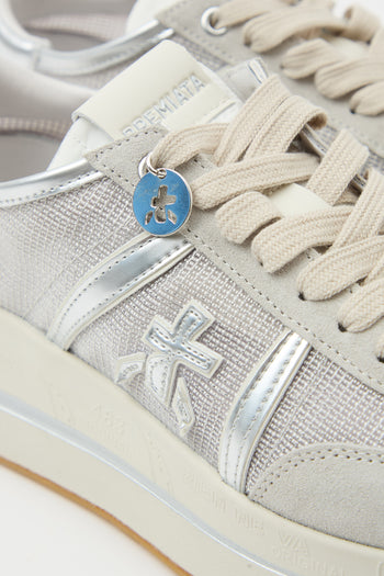 Premiata Sneaker Grigio Donna - 4