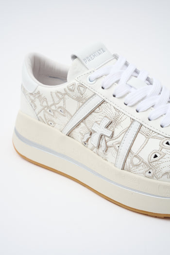 Premiata Sneaker Bianco Donna - 4
