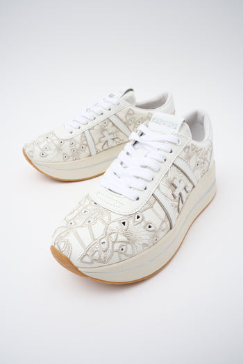 Premiata Sneaker Bianco Donna - 7