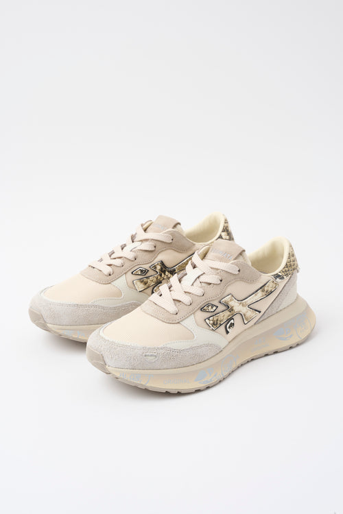 Premiata Sneaker Beige/pitone Donna - 2