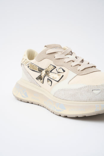 Premiata Sneaker Beige/pitone Donna - 4