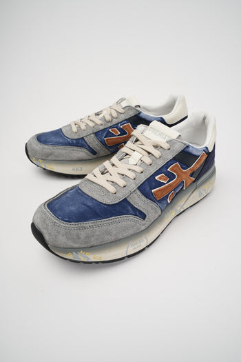 Premiata Sneaker Blu/grigio/arancio Uomo - 6