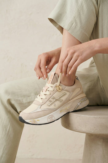 Premiata Sneaker Beige/platino Donna - 9