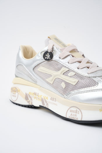 Premiata Sneaker Argento Donna - 4