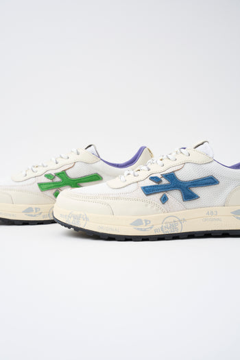 Premiata Sneaker Bianco/blu Uomo - 3