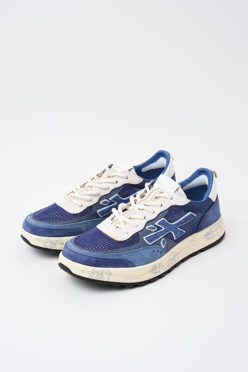 Premiata Sneaker Blu Uomo - 2