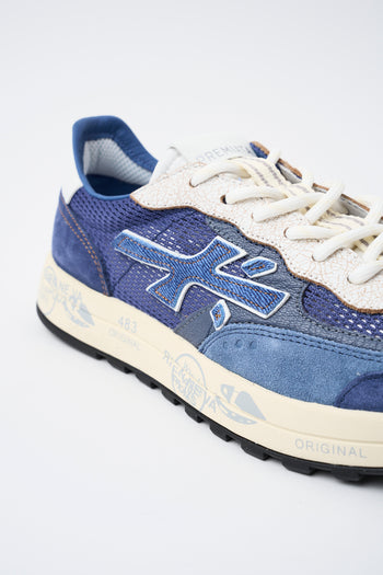 Premiata Sneaker Blu Uomo - 4