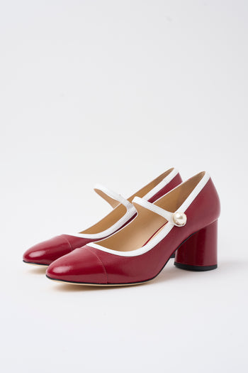 Prosperine Mary Jane Ciliegia/bianco Donna - 3