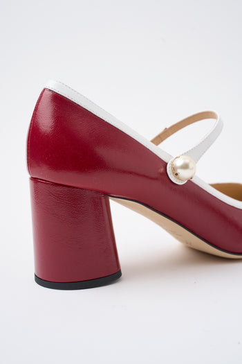 Prosperine Mary Jane Ciliegia/bianco Donna - 5
