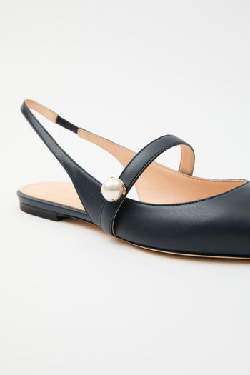 Prosperine Slingback Blu Navy Donna - 4