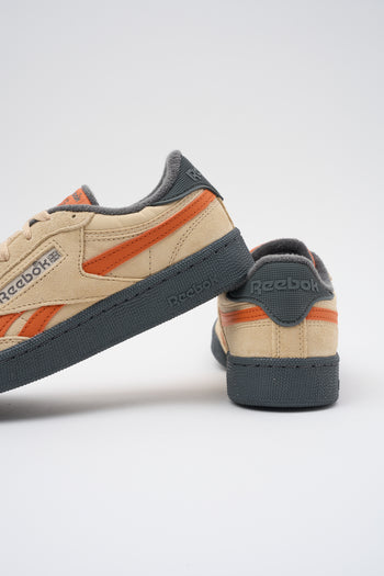 Reebok Sneaker Simple Beige/grey/rust Orange Uomo - 7