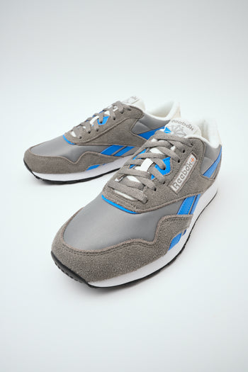 Reebok Sneaker Still Grey/virtual Blue Uomo - 7