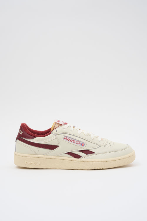 Reebok Sneaker Paper White/classic Burgundy Uomo