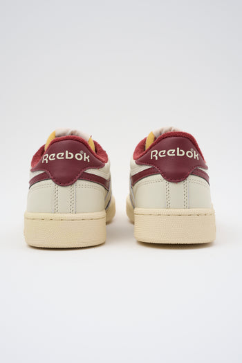 Reebok Sneaker Paper White/classic Burgundy Uomo - 6