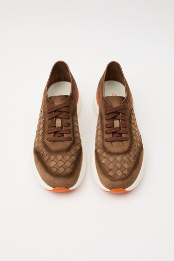 Santoni Sneaker Brown Uomo - 3
